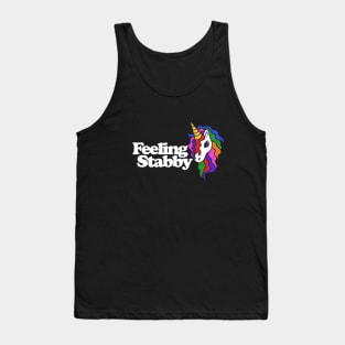 Feeling stabby unicorn Tank Top